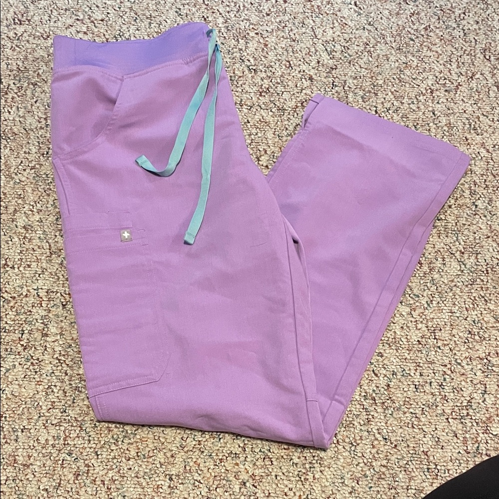 Figs Lavender Technical Collection Scrub Pants